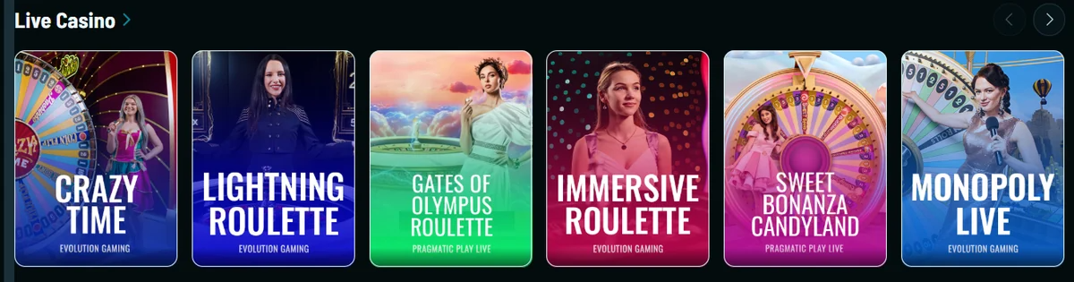 live casino tiles crazy time lightning roulette immersive roulette sweet bonanza candyland and monopoly live